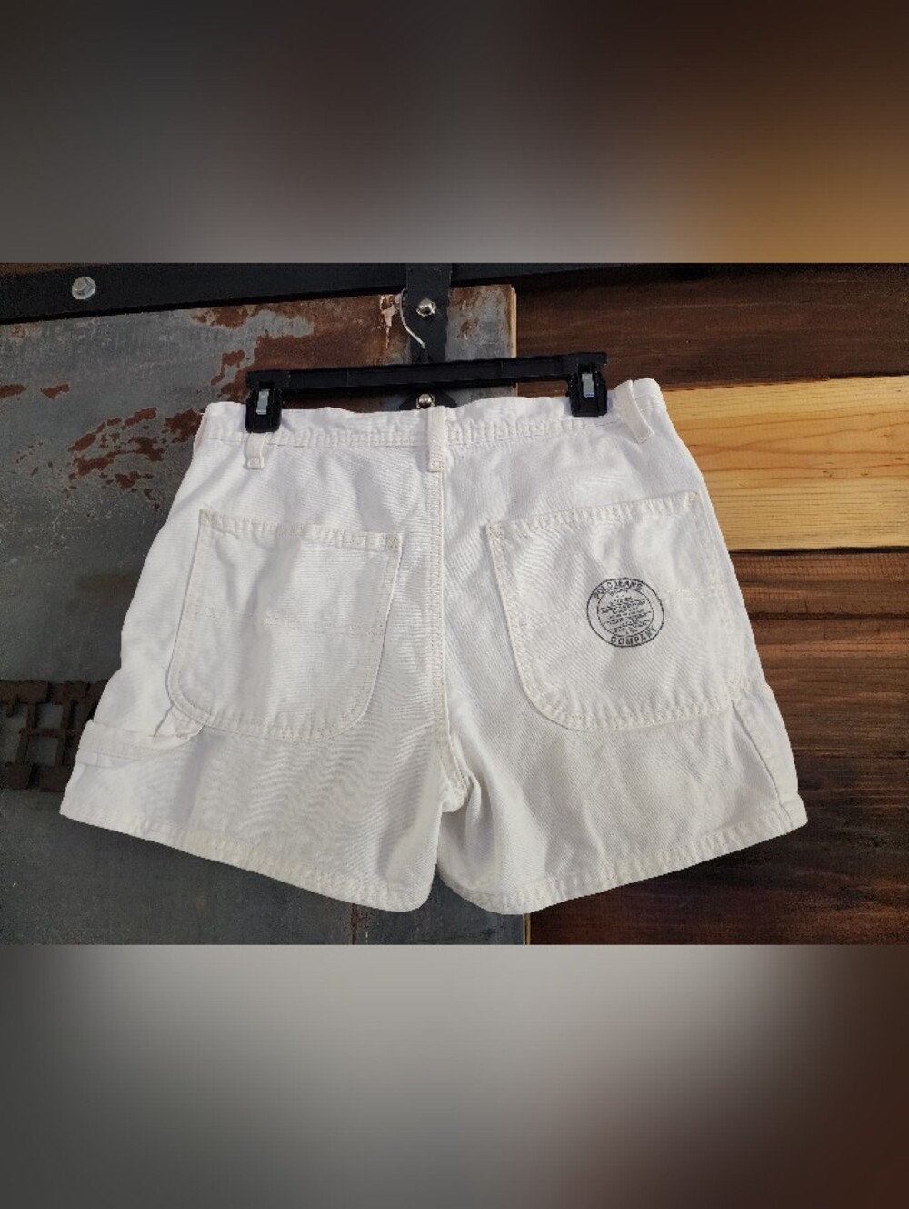 Vintage Polo Ralph Lauren White Cotton Carpenters Shorts